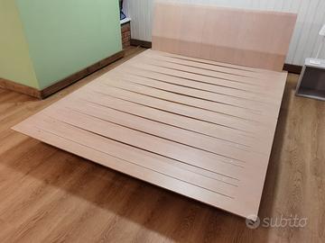 LETTO DI DESIGN HORM SOTTILETTO – ROVERE NATURALE 