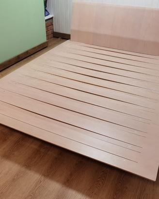 LETTO DI DESIGN HORM SOTTILETTO – ROVERE NATURALE 