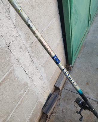 canna da pesca bolognese in carbonio 