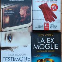 lotto di 4 libri thriller