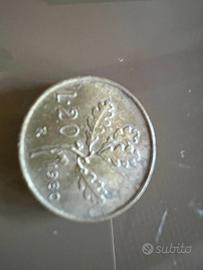 RARA MONETA DA 20 Lire 1978 CON ERRORE DI CONIO