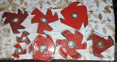 Set frese Widia da toupie per infissi