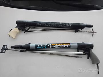 Fucili sub arbalete ed oleopneumatici