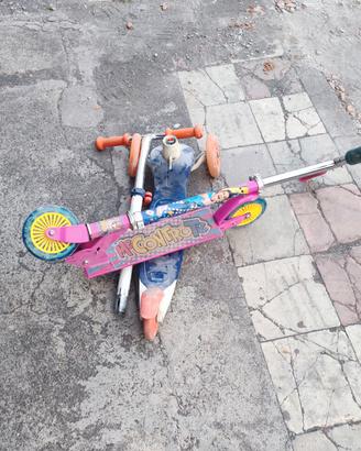 monopattini a pedalata per bambini