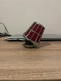 Filtro a cono Malossi rosso-cromato per 21