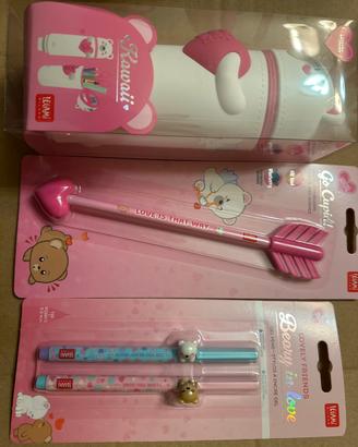 Astuccio, matita e penne Legami San Valentino 24