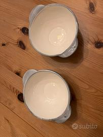 Tazze ciotole husky decorate a mano