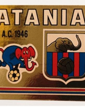 Panini 1973/74 - Scudetto Oro Catania con velina