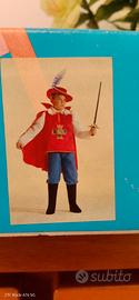costume di carnevale bambino da moschettiere