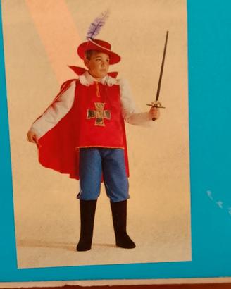 costume di carnevale bambino da moschettiere