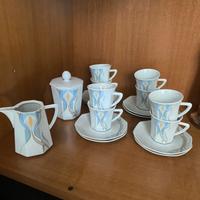 Servizio da caffè per otto persone, anni 80.