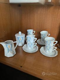 Servizio da caffè per otto persone, anni 80.