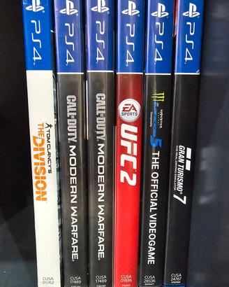 GIOCHI PS4