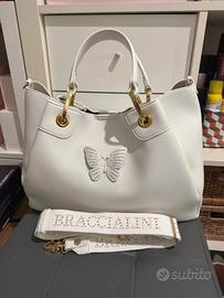 Borsa Braccialini con farfalla nuova, mai usata