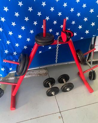 Pesi e porta pesi
