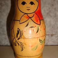 Matriosca N°5 Bambole Babushka Russe Legno Pregiat