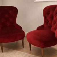 Coppia poltrone retrò – arredo vintage anni '50