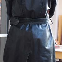 Cappotto vintage tedesco anni '60 pelle