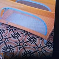 lettino campeggio casa