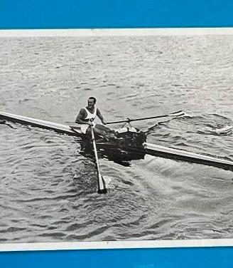 GUSTAV SCHAFER 104 OLYMPIA BERLIN 1936 card rowing
