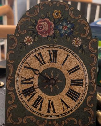 Orologio da parete tedesco vintage Foresta Nera