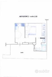 Piccola casetta indipendente con spazio esterno