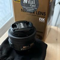 Nikon AF-S DX NIKKOR 35mm f/1.8G Obbietivo - Nero