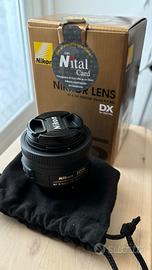 Nikon AF-S DX NIKKOR 35mm f/1.8G Obbietivo - Nero