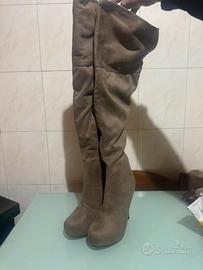 stivale sorpa al ginocchio baje tacco 11cm