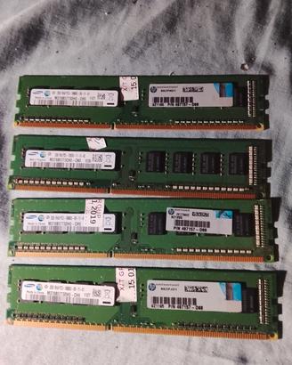 4 RAM ddr3 2gb 1333