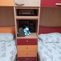 Cameretta a Nove ante con due lettini