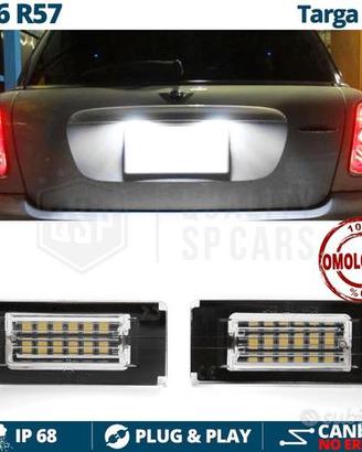 Placchette Luci Targa LED FULL MINI COOPER R56 R57
