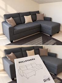 Divano IKEA con penisola – grigio