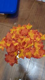 Foglie e fiori finti 