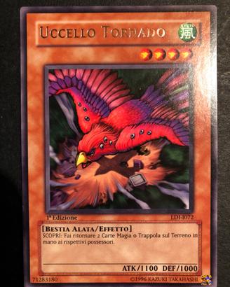 Yugioh uccello tornado ldi i072 rara 1ª