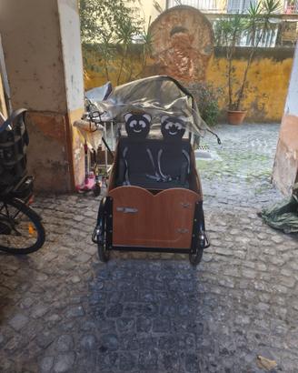 Cargo Bike KIDS - Panda bike seduta due bambini