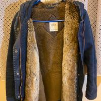 Parka ONLY New Leeds Canvas Blu Navy – Taglia S