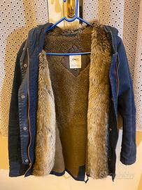 Parka ONLY New Leeds Canvas Blu Navy – Taglia S