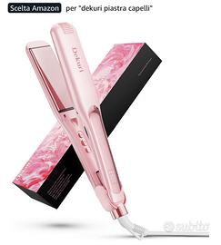 Dekuri Piastra Professionale Capelli 42mm Rosa