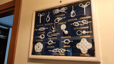 Quadro con nodi da marinaio 