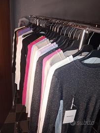 Maglia brillantinata clearance