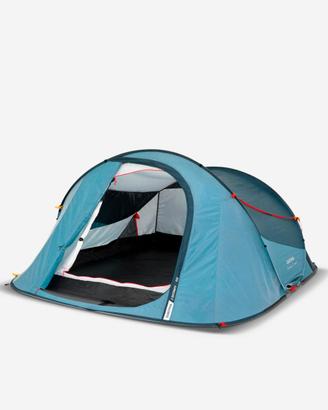 Tenda campeggio 2 seconds blu | 3 posti