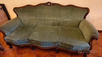 Salotto Vintage Barocco Divano e 2 poltrone