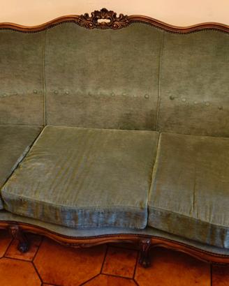 Salotto Vintage Barocco Divano e 2 poltrone