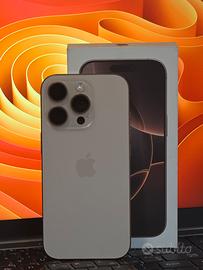 Iphone 16 Pro 128GB colore Desert Titanium