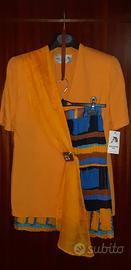 Completo donna vintage colorato