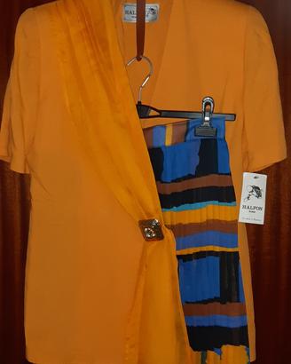Completo donna vintage colorato