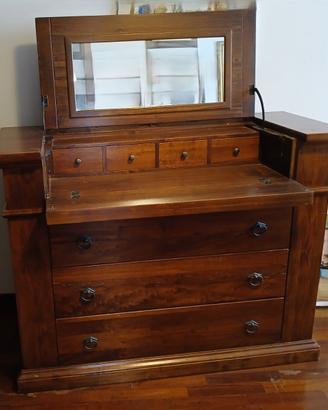 Como' credenza toilette legno arte povera
