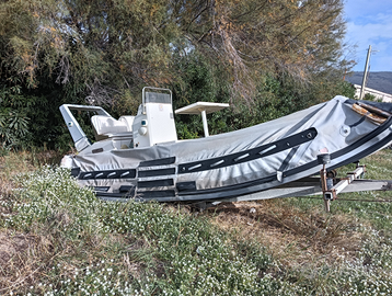 Gommone solemar con carrello