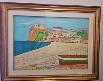 Quadro con veduta di Scilla